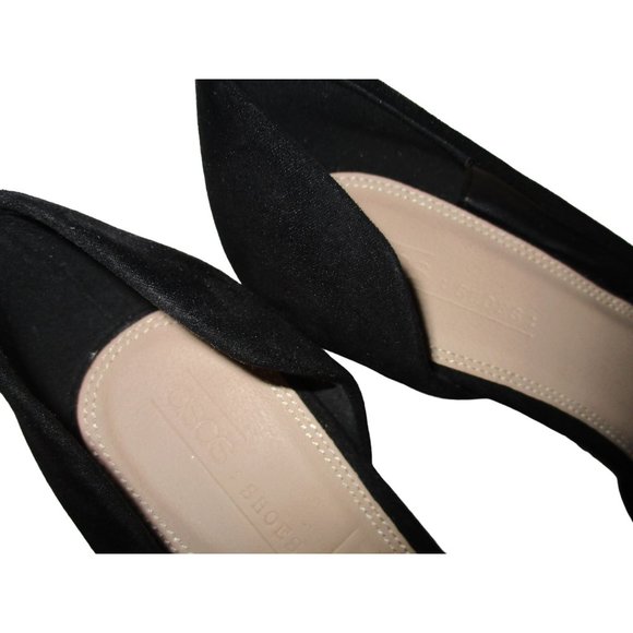 *ASOS Black Suede D'orsay Pointed Toe Pumps - Picture 4 of 8